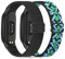 BTTNG Elástico Correa Compatible con Xiaomi Mi Band 7/Mi Band 6/Mi Band 5 4 3/Amazfit Band 5 Pulsera, Ajustable Pulsera de repuesto Estirable Banda de Nylon para Mujeres Hombres(2 pack)