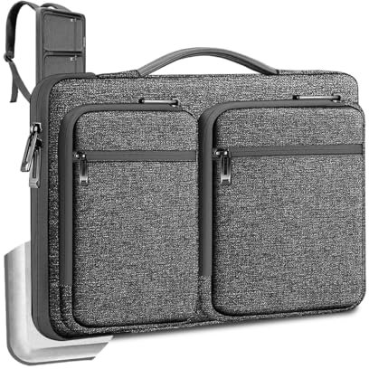 ZINZ Housse pour Ordinateur Portable 15 15,6 16, Mallette de Protection à 360 ° pour Les Déplacements Domicile-Travail et Les Voyages D'affaires,G01Y01