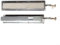HEBEOT BBQ-Infrarot-Keramikbrenner, tragbar, kompakt, Metall, Keramik, Gasgrill, Seitenbrenner, Ersatz (41 x 8 cm)