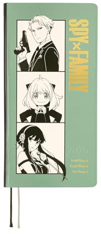 Hobonichi Techo 2025 Weeks [Englisch/Hoch und Schlank/Januar Start/Planer] SPY x FAMILY: Forger Family