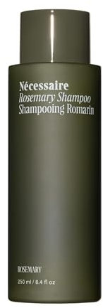 Rosmarin-Shampoo für Damen und Herren, Rosmarinöl, Ceramide und Protein für stärkeres Haar, geeignet für alle Haartypen und Texturen, 250 ml