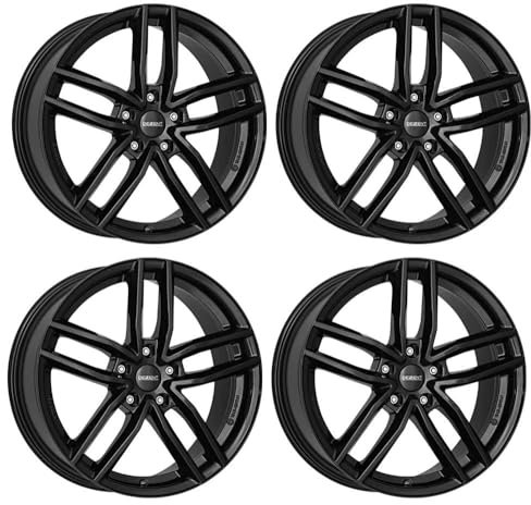 4x Dezent Felgen Alufelgen TR black 6.5Jx16 ET46 5x112 kompatibel mit Volkswagen Beetle Caddy Golf Jetta Passat Touran T-Roc
