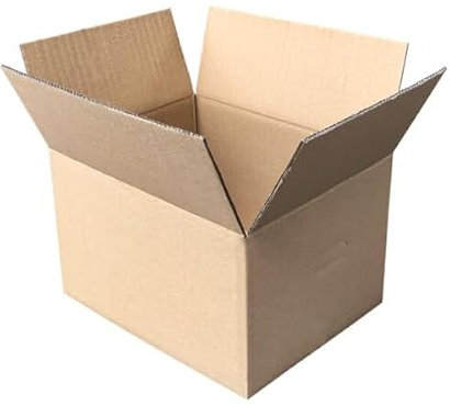 VEPATIM Faltkarton 430x335x270mm 2-wellig Din A3+ mit seitlichen Tragegriffen braun