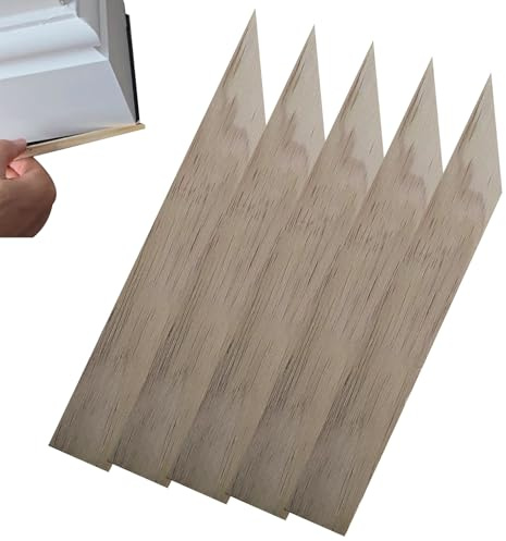 Abdichtungswerkzeuge aus Holz – 5 Stück Holzspachtel-Werkzeug | Werkzeugstifte aus Holz und Silikon, Abdichtungswerkzeug, Abdichtungswerkzeug, Abdichtungswerkzeug, Werkzeug zum Abdichten