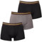 Ted Baker Herren-Boxershorts Dreierpack - Schwarz/Grau/Schwarz - L