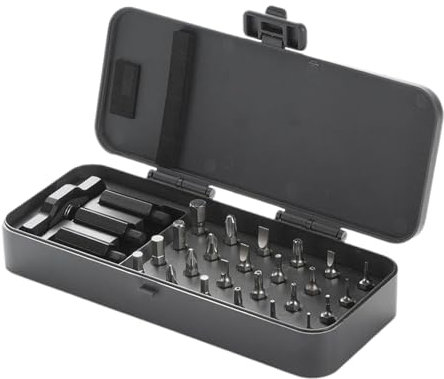 Ratchet Screwdriverbits - 24 in 1 Removable Precision Screwdriver Kit | Steel Ratchet Screwdriver Tool with Case | Small Screwdriver Set | Ratchet Screwdriver Set for Electrical Appliances