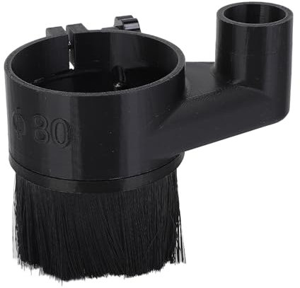 CNC-Fräser-Staubschutz, Kunststoffmaterial, 2,2 KW 80 Mm Spindelmotor-Staubsammler mit Abnehmbarer Bürste für Graviermaschine, Magnetische Absaugung, 37 Mm Staubanschluss,