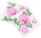 BEBEMOKO Einweg-Papierservietten mit Rosenmuster, elegantes Partyzubehör für Teepartys, Geburtstage und besondere Anlässe, Blumen-Design für stilvolle Tischdekoration, 20 Blatt