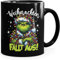 MoonWorks® Tasse Weihnachten fallt aus Grinch Geschenkidee Weihnachtsmuffel Kaffebecher mit Aufdruck Lustig schwarz standard
