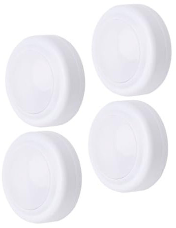Gadpiparty 4stücke Kabellose Led Touch-nachtlichter Batteriebetrieben Sanftes Licht Für Schrank Schlafzimmer Wohnzimmer Energiesparende Einfache Bedienung Augenschonend Für Junge Mädchen Seni