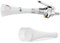 MYPIN Car Cleaning Gun, 6-9.2Bar Dry Blow Gun, High Pressure Compressed Air Blow Gun, Interior Car Cleaning with 2 Nozzles for Vehicle Car Carpet Dashboard Seat Upholstery (White Upgraded)