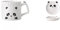 crayfomo Bouteille de yaourt 450ML avec couvercle et paille tasse de café et de thé tasse de boisson froide pour l'eau, café glacé, thé glacé, jus (blanc)