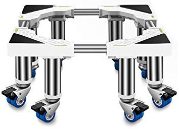 Washing machine base Heavy Duty Washing Machine Base With Wheels Movable Appliance Refrigerator Stand Pedestal Washer Dryer Trolley 45-65cm Telescopic Floor Trays Fridges, Freezers, Vertical Air
