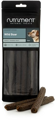 Natural Treats Gourmet Sticks Wild Boar (4pcs) Grain Free Dog Chew Treats