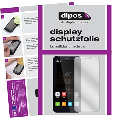 dipos I 2x Screen Protector compatible with Cubot Max Protection Films clear