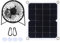 BHDD Ventilateur alimenté par Panneau Solaire, Ventilateur de Grenier à énergie Solaire Portable 10W 6V USB, Ventilateur Solaire photovoltaïque pour la Maison, Le Bureau, la Serre
