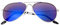 Ultra Silber mit Blau Verspiegelten Gläsern Kinder Pilot Sonnenbrille Jungen Mädchen Klassische Metall UV400 Schutz Brillen Schatten Unisex