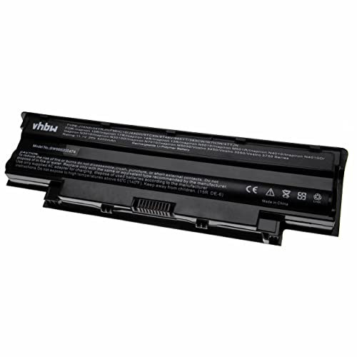vhbw 1x Akku Ersatz für Dell P07F002, P07F003, P07F, P07F001, J4XDH, JXFRP, J1KND für Notebook (5200 mAh, 11,1 V, Li-Polymer)