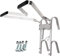 Ladder Stand Off V-Shaped Universal Ladder Standoff Downpipe Ladder Accessory Aluminum Stabiliser Rubber Bumper Helps Stop Your Ladders Slipping Sideways for Any Environment