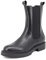 QUEEN HELENA Stivali Chelsea Casual Stivaletti con Tacco Basso Senza Chiusura a Punta Invernali Donna X27-148 (Nero, Numeric_39)