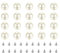 sourcing map 50 Set Perlniet Nieten Kit, 10mm Perlnieten ohne Loch Faux Perlen Nieten Knöpfe für DIY Vase Füller Hochzeitsfeier Haus Dekoration, Milchig weiß