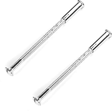 cyclingcolors 2x vis relieuse M4 longueur sécable 35 à 65mm idéal assemblage raccord porte meuble maison, argenté nickelé