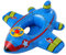 Aufblasbare Schwimmring Flugzeug Schwimmen Trainer Sitz Pool Spielzeug Schwimmsitz Schwimmreifen Pool Party Wasser Sommer Outdoor Beach Lounge Schlauchboot für Kinder Kleinkind 1-5Jahr (Flugzeug-Blau)