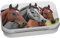 Azeeda 95mm x 60mm 'Pferde' Blechdose/Aufbewahrungsbox (TT00042179)