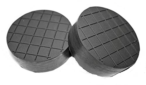 Gummiauflage 75x25mm mit beidseitig Waffelmuster Wagenheber Hebebühnen Unterlage Auto Klotz Rangierwagenheber Puffer Reifenwechsel LKW KFZ Tuning Zubehör