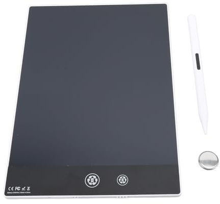 Tablette D'écriture LCD pour Adulte, Planche à Dessin Double Face Plein écran de 9,5 Pouces, Bloc-notes Numérique Effaçable et Réutilisable avec Stylo pour les Cours, le Travail,