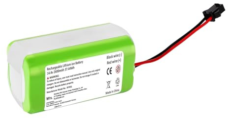 14.4V 3000mAh Ersatz akku für Ecovacs Deebot DN622 N79 N79