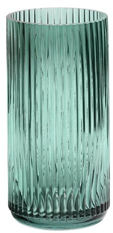 HAWILLOSCH Jarrón para Flores Jarrón Decorativo De Vidrio para Mesa De Flores Secas Oscuro