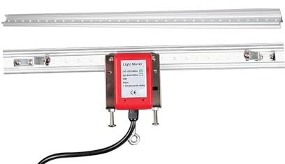 Hydroponic Grow Light Mover LED Rail Light Track System with 1-120 Seconds delay Switch for Indoor Growing