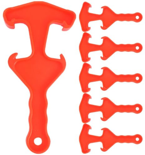 MAGICLULU 6pcs Barrel Opener Tool Bucket Lid Lifter Oil Barrel Lid Remover Buckets Package Opener