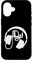 Custodia per iPhone 16 Cuffie DJ
