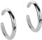 Lot de 2 Bagues d'Orteil Réglables pour Femmes, Bagues d'Orteil à Bande Ouverte Bijoux de Pied de Plage Minimalistes à la Mode pour Femmes Accessoires de Mode (Argent)