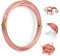MEGAVOW 1.5mm x 10m Filo per Gioielli in Alluminio, Filo Modellabile per Fioristi Perline Collane Nigiotteria, Fili Metallici per Creazione di Gioielli, Confezioni Regalo, Oro Rosa