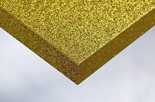 Cover Styl 28,35€/m² Premium Klebe Folie Glanz Glitzer Optik R6 - Disco GELB Deko Möbelfolie selbstklebend Struktur 122cm Breite