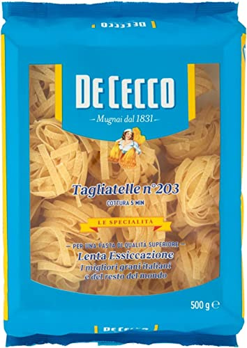 5x Pasta De Cecco 100% Italienisch Tagliatelle n 203 Nudeln 500g