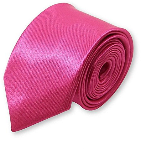 Cravate slim fushia, étroite et slim « rose fuchsia »