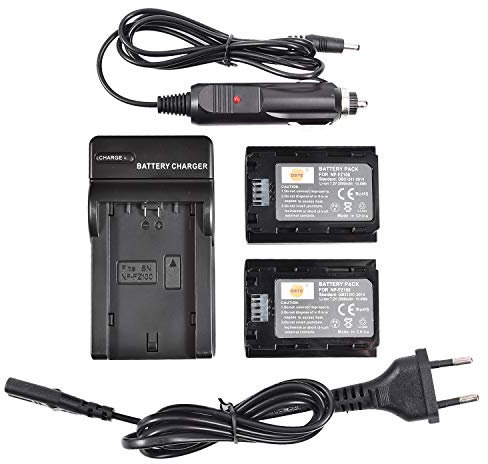DSTE� Pack of 2 Battery NP-FZ100 FZ100 and DC167E Travel Charger Compatible with Sony A7R3 A7R III 7R3 Cameras as A7RM3