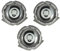 vhbw 3X Scherkopf kompatibel mit Philips S3310, S3333, S3350, S3510, S3510/06, S3510/08, S3520, S3520/06, S3520/08, S3530 Rasierer