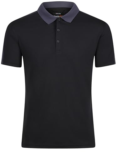 Regatta Herren Professionelles Poloshirt, Kontrastierend, Schnell Transportierend, mit Knopfausschnitt Professionelles Poloshirt mit kontrastierendem Coolweave-Design (1er Pack)