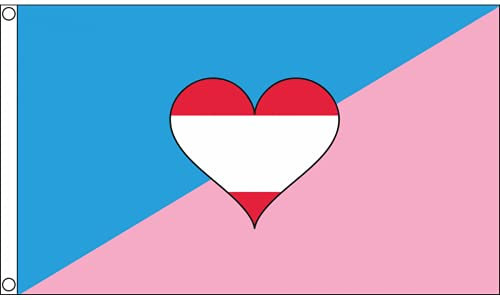 AZ FLAG - Flagge Ageplay - 150x90 cm - Autonepiophilie Fahne 100% Polyester mit Messing-Ösen - 110g