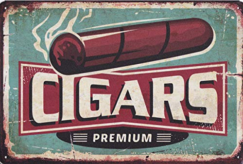 Blechschild Bild Coffee Cigars Zigarre 30x20cm 2350 Verschiedene Bilder, Wandbilder und Schilder zur Auswahl.