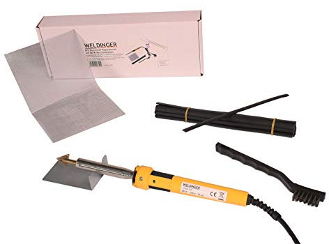 WELDINGER Kunststoff-Reparaturset mit 80 W Weichlötkolben