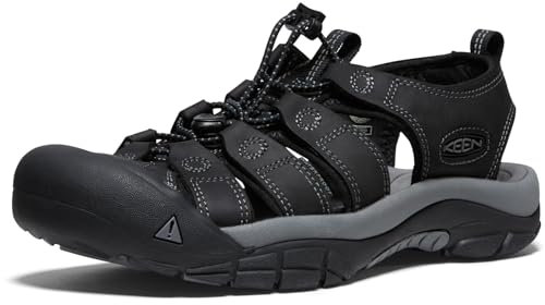 Keen Men's Newport Sandal, Black Steel Grey, 11 UK