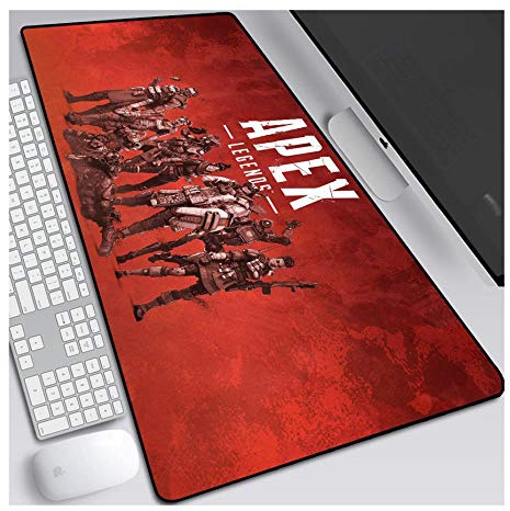ITBT Mauspad Apex Legend XXL Gaming Mauspad, 900x400mm Anime Mousepad, Höchstmaß an Präzision, extra stark vernähter Rand, gummierte Unterseite, Desktop Computer, E