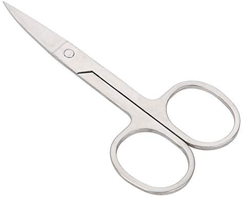 Brrnoo Forbici Trimmer per Ciglia, Forbici Professionali per Sopracciglia Barba Ciglia Forbici per Ciglia in Acciaio Inossidabile Forbici per Salone e Famiglia