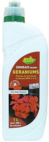 Star jardin Engrais Liquide Géraniums 4-6-8 1L